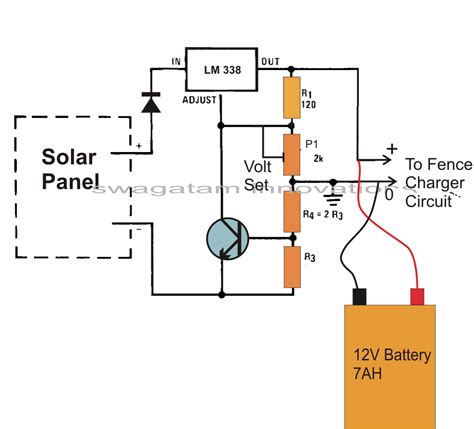 6 v Battery Solar Charger Circuit